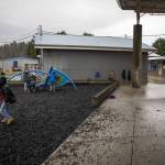 Children play next to the main school building and portable classrooms at the Sultan Elementary School on Wednesday, Jan. 24, 2024 in Sultan, Washington. (Annie Barker / The Herald)