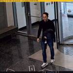 A man identified as Marcelo Vargas-Fernandez walks in the front lobby of the Expedia facility on Jan. 11 in Seattle, Washington. (Provided by Seattle Police Department)