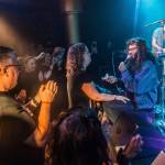 Brandon Hailey of Cytrus proposes to his girlfriend, Laila McKinley, during the bands headlining show at Madame Lous on Friday, Dec. 29, 2023 in Seattle, Washington. (Olivia Vanni / The Herald)