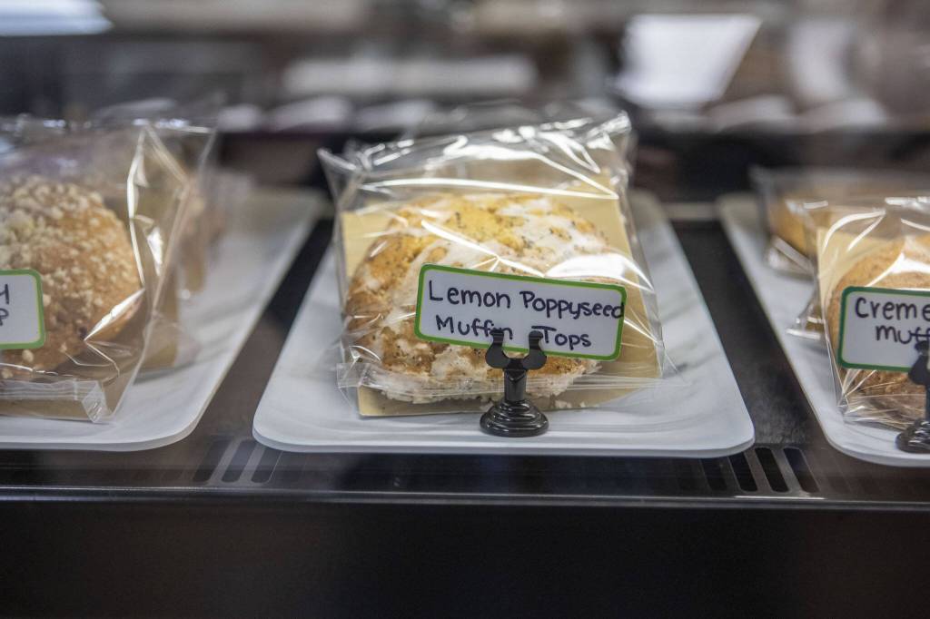 Pasteries at Silver Scoop Ice Cream on Thursday, Feb. 29, 2024 in Arlington, Washington. (Annie Barker / The Herald)