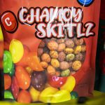 Chamoy Skitlz along with other chamoy sweets are available at Dulceria El Chavito on Wednesday, Feb. 14, 2024 in Lynnwood, Washington. (Olivia Vanni / The Herald)