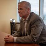 Snohomish County Prosecutor Jason Cummings in an interview with The Daily Herald in Everett, Washington on Monday, May 1, 2023. (Annie Barker / The Herald)