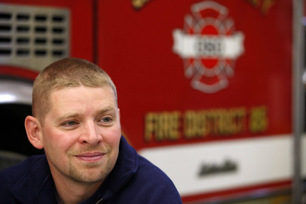 Chief Willy Harper during an interview at the Oso Fire Department on May 5, 2014. (Genna Martin / The Herald)
