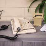 This phone is only way for announcements to be made over the intercom for Lakewood Elementary School on Tuesday, March 19, 2024 in Marysville, Washington. (Olivia Vanni / The Herald)