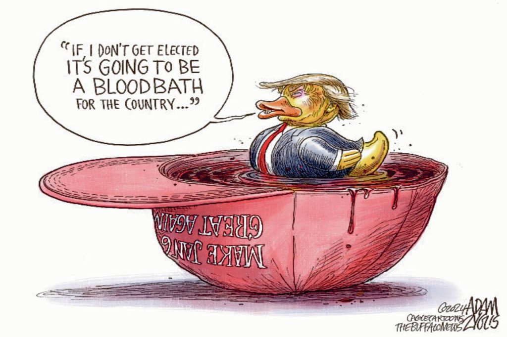 March 20, 2024: "Bloodbath" Rhetoric