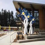 The recently build Mountlake Terrace City Hall on Wednesday, April 10, 2024 in Mountlake Terrace, Washington. (Olivia Vanni / The Herald)