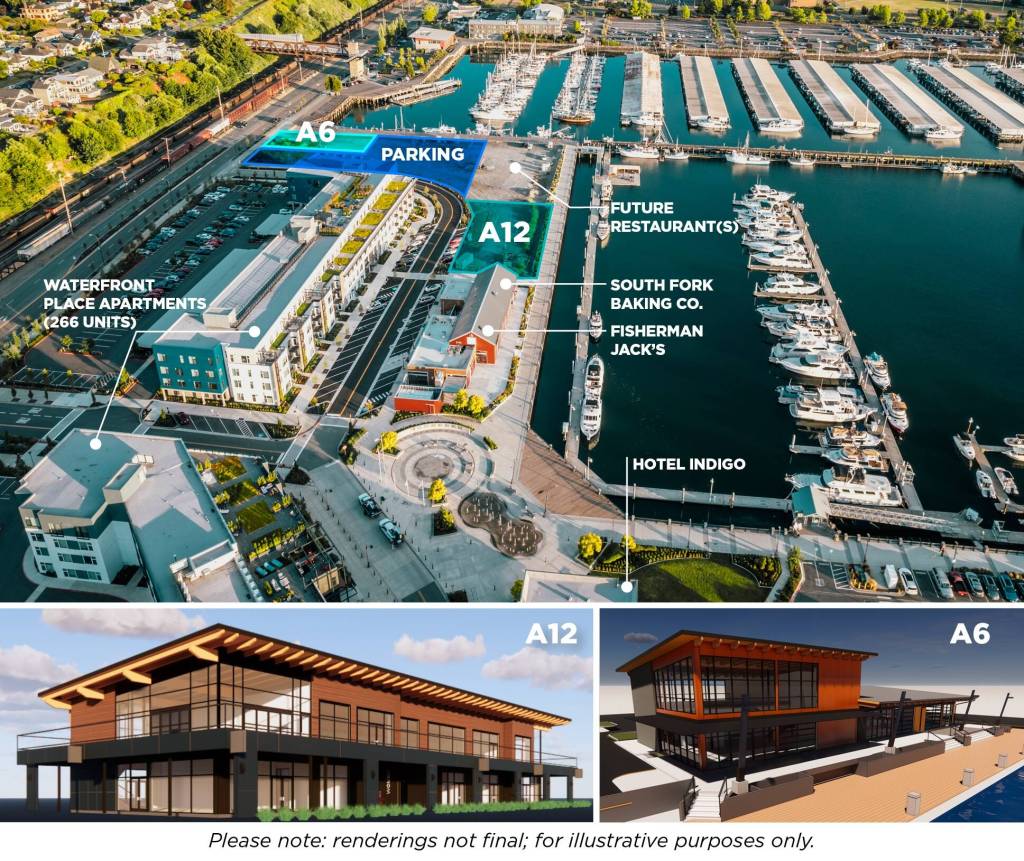 The Port of Everett Commission has authorized two new 15-year leases with local restaurateur The Way Group Hospitality LLC to open two new restaurants at Waterfront Place: Tapped Public House and The Net Sheds, a new fish and chips restaurant with a year-round fish market. (Photo provided by The Port of Everett)
