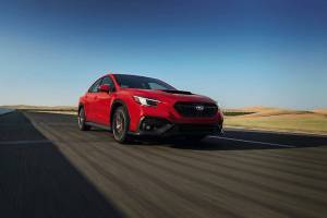 The 2024 Subaru WRX is equipped with a turbocharged four-cylinder engine generating 271 horsepower. (Photo provided by Subaru)