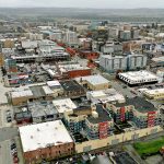 Downtown Everett, looking east-southeast. (Chuck Taylor / The Herald) 20191022
