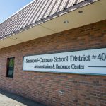 The Stanwood-Camano School District Administration and Resource Center on Monday, April 22, 2024 in Stanwood, Washington. (Olivia Vanni / The Herald)