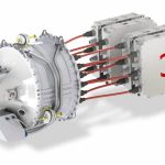 A magniX magni650 electric propulsion unit for aircraft. (Photo provided by magniX)