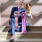 Brayden Burn, a junior at Oak Harbor High School and a volunteer firefighter at North Whidbey Fire and Rescue, is the first boy in 21 years to win Best in Show at the Collie Club of Americas National Specialty dog show, which was held earlier this month in Peoria, Arizona. (Provided photo)