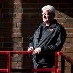 South County Fire Chief Bob Eastman at South County Fire Administrative Headquarters and Training Center on Tuesday, April 30, 2024 in Everett, Washington. (Olivia Vanni / The Herald)