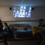 Inside a TV room space. (Olivia Vanni / The Herald)