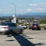 Vehicles turn onto the ramp to head north on I-5 from 41st Street in the afternoon on Friday, June 2, 2023, in Everett, Washington. (Ryan Berry / The Herald)