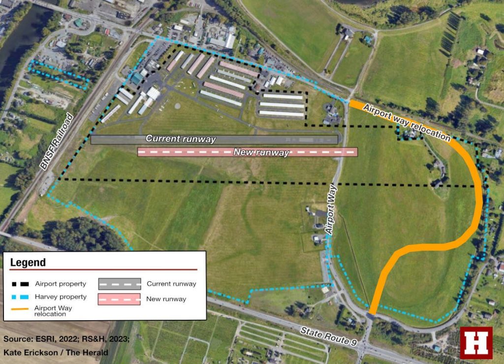 Source: ESRI, 2022; RS&H, 2023;
Kate Erickson / The Herald