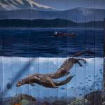 A mural by Gina Ribaudo at the intersection of Colby and Pacific for the Imagine Childrens Museum in Everett, Washington on Thursday, May 9, 2024. (Annie Barker / The Herald)