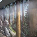 A mural by Gina Ribaudo at the intersection of Colby and Pacific for the Imagine Childrens Museum in Everett, Washington on Thursday, May 9, 2024. (Annie Barker / The Herald)