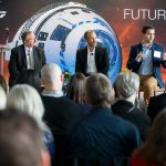 Bruno Arnal, general manager of the Arlington Amazon fulfillment center, speaks during the Snohomish County Update Panel Discussion on Tuesday, May 28, 2024 in Mukilteo, Washington. (Olivia Vanni / The Herald)