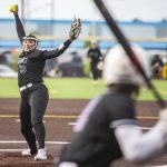 Jackson pitcher Yanina Sherwood is hoping to lead the Timberwolves to their second straight Class 4A softball state championship. (Olivia Vanni / The Herald)