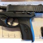 One of two loaded firearms TSA discovered at Seattle Paine Field Airport this week. (Photo provided by the TSA)