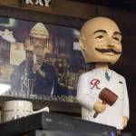 A Rainier bobblehead resembling the former owner Kay Kuhnle sits on display at Kuhnles Tavern on June 17, 2024 in Marysville. (Olivia Vanni / The Herald)