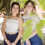 Madi Kinzel, left, and Caroline Mehring at Maplewood Parent Cooperative School on Friday, June 7, 2024 in Edmonds, Washington. (Olivia Vanni / The Herald)