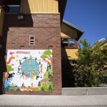 A mural on the playground at Maplewood Parent Cooperative School on Friday, June 7, 2024 in Edmonds, Washington. (Olivia Vanni / The Herald)