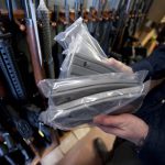 High-capacity magazines at The Freedom Shoppe gun store, which was holding a sale in anticipation of new gun control measures, in New Milford, Conn., April 2, 2013. (Wendy Carlson/The New York Times File)
