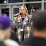Executive Director of Finance and Operations Dr. Lisa Gonzales speaks during the Marysville School District budget presentation on Tuesday, Nov. 28, 2023, in Marysville, Washington. (Olivia Vanni / The Herald)
