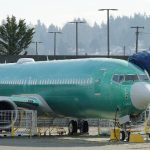 A Boeing 737 MAX 9 airplane test its engines outside of the company's factory on March 11, 2019 in Renton, Washington. Boeing's stock dropped today after an Ethiopian Airlines flight was the second deadly crash in six months involving the Boeing 737 Max 8, the newest version of its most popular jetliner. (Stephen Brashear/Getty Images/TNS)
