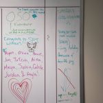 A whiteboard listing Ls and Ws in the Herald newsroom on Wednesday, June 19, 2024 in Everett, Washington. (Olivia Vanni / The Herald)