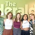 Jordan Hansen, left, Sophia Gates, Jenelle Baumbach, Maya Tizon, Kate Erickson and TaLeah Van Sistine. (Andrea Brown / The Herald)