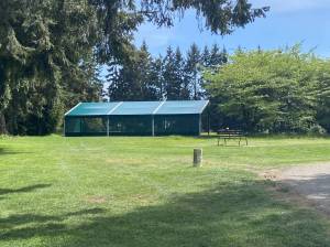 Legion Memorial Golf Course and Walter Hall Golf Course general manager and head professional Shayne Day said Legion Memorial, in partnership with the First Tee of Greater Seattle, built a large covered hitting structure over the practice area between holes 13 and 14 in May. This is one of the locations for the Players In Training summer program sessions for youth golfers. (Photo courtesy of Shayne Day)