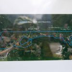 A map outlining the SR 530 Broadband Project is on display on Wednesday, June 26, 2024, at Darrington Fire District Station 38 outside Darrington, Washington. (Ryan Berry / The Herald)