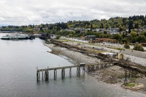 The Mukilteo waterfront on Friday, April 29, 2022 in Mukilteo, Washington. (Olivia Vanni / The Herald)