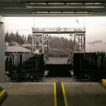 A photo depicting the Clinton ferry landing is on a wall at the Ferry Cove rental property on May 29, 2024, in Clinton. (Ryan Berry / The Herald)