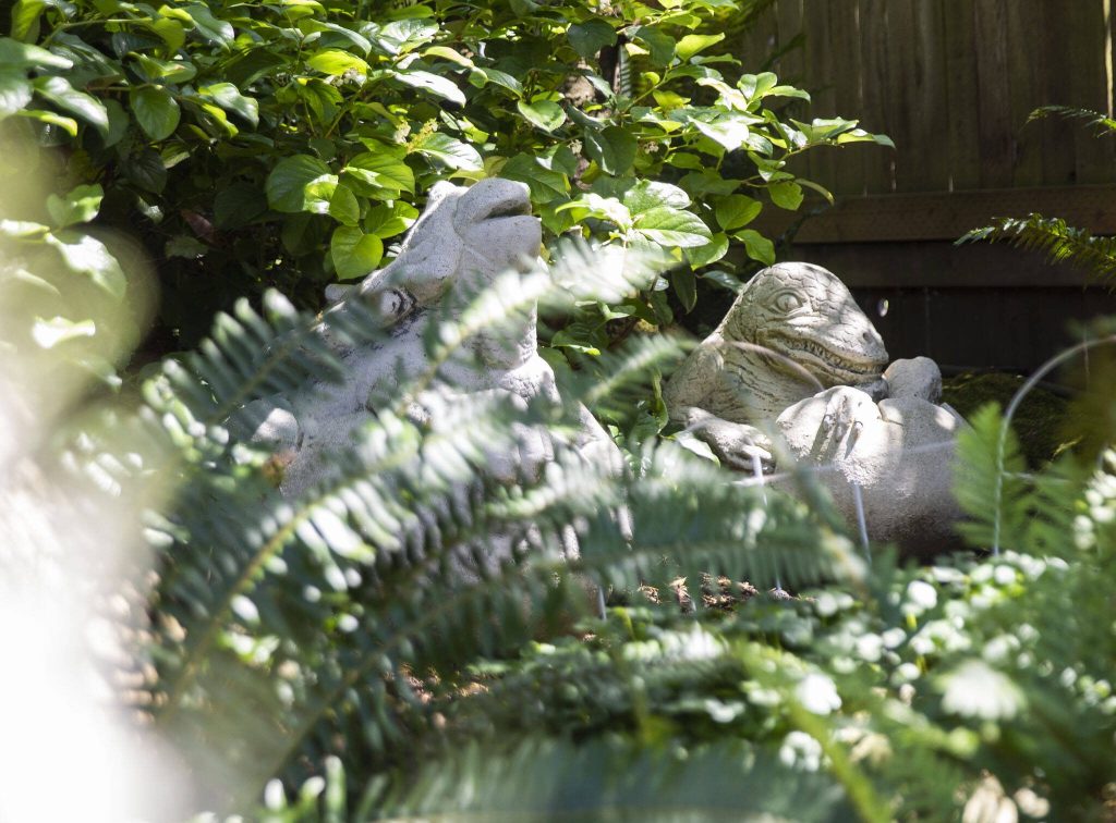 "Where the Wild Things Are" themed statues on display for the tour on Tuesday, July 2, 2024 in Mukilteo, Washington. (Olivia Vanni / The Herald)