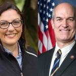 Suzan DelBene, left, Rick Larsen