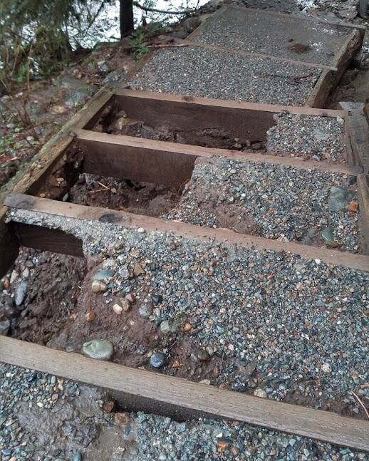 Lake 22 trail will close Wednesday, July 10, 2024, and will remain closed through Oct. 10, 2024, for maintenance. This will give crews time to repair damage from flooding in December. (Provided by U.S. Forest Service)