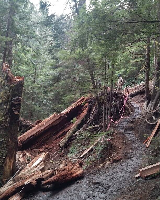 Lake 22 trail will close Wednesday, July 10, 2024, and will remain closed through Oct. 10, 2024, for maintenance. This will give crews time to repair damage from flooding in December. (Provided by U.S. Forest Service)