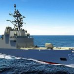 The Constellation (FFG 62) a guided-missile frigate and the first of its class is now under construction in Michigan. It is among the first of 12 frigates to be homeported at Naval Base Everett, now scheduled to begin arriving in 2029. (Artist rendering courtesy of Fincantieri Marine Group)