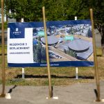 A rendering of the Reservoir 3 Replacement Project is seen during a groundbreaking ceremony on Tuesday, July 23, 2024, in Everett, Washington. (Ryan Berry / The Herald)