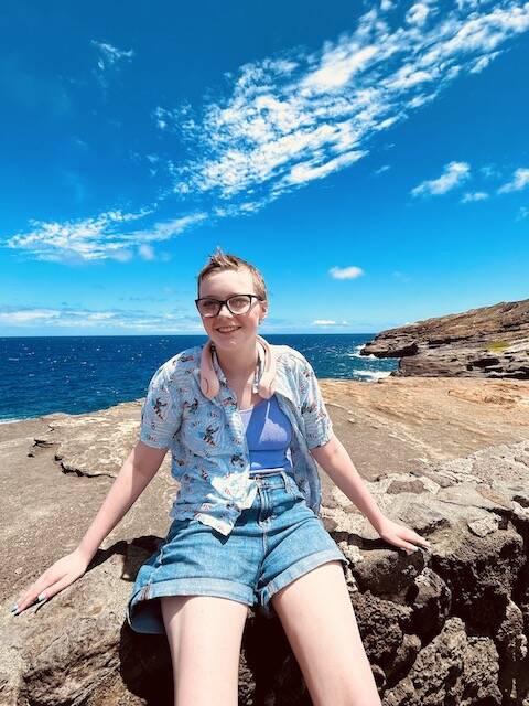 Veronica Calhoun in a recent photo in Hawaii. (Submitted photo)