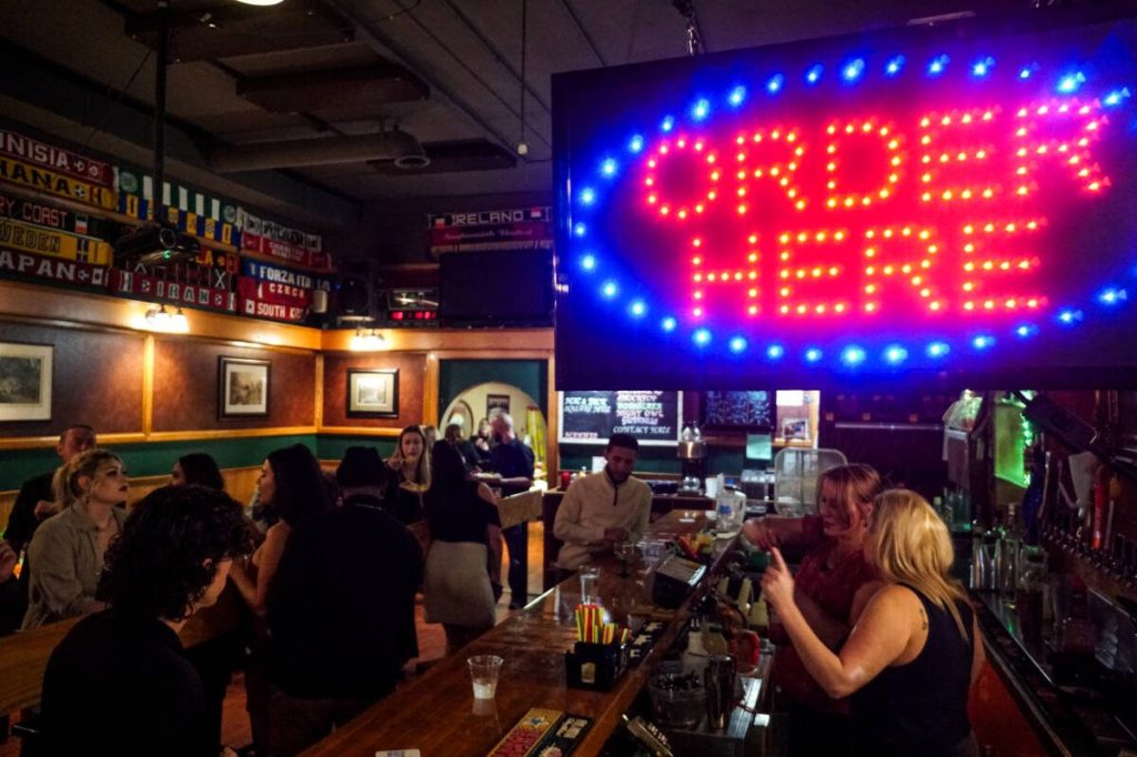 The new owners have expanded the pubs beer and cider offerings, adding some local craft brews, with traditional British ales. Photo courtesy of Piccadilly Circus.