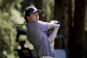 Photo courtesy Kiana Richards, Snohomish Golf Course
Palmer Mutchesons follow-through swing after hitting the ball during the Mens Club Championship at Snohomish Golf Course. Mutcheson won the tournament and carded a nine-under-par 63 on Aug. 4, which also set a new course record.
