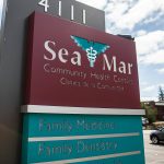 Sea Mar Community Health Centers sign on Monday, Aug. 12, 2024 in Lynnwood, Washington. (Olivia Vanni / The Herald)