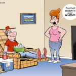 IT'S FOOTBALL SEASON, COLLEGE, FOOTBALL, NCAA, NFL, PLAYOFFS, 12-TEAM PLAYOFF,  TV ROOM, EASY CHAIR, FOOTBALL WIDOW