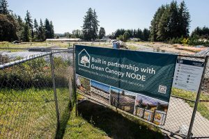 Construction site for Sunnyside Village Cohousing on Wednesday, Aug. 28, 2024 in Marysville, Washington. (Olivia Vanni / The Herald)