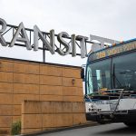 Community Transits 209 bus departs from the Lake Stevens Transit Center at 4th St NE and Highway 9 in 2023 in Lake Stevens. (Ryan Berry / The Herald)